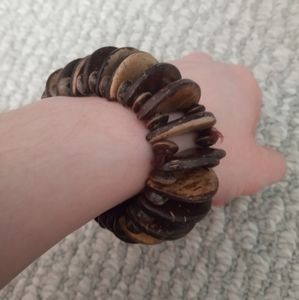 Wood Bead Bracelet